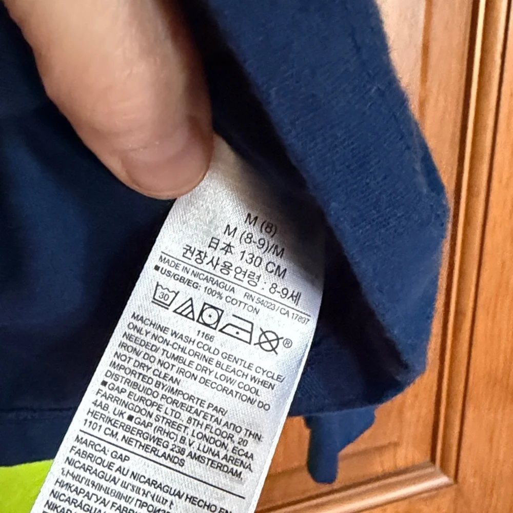 Gap long sleeve blue Dinosaur glow in dark shirt and Jurassic Park light hoodie